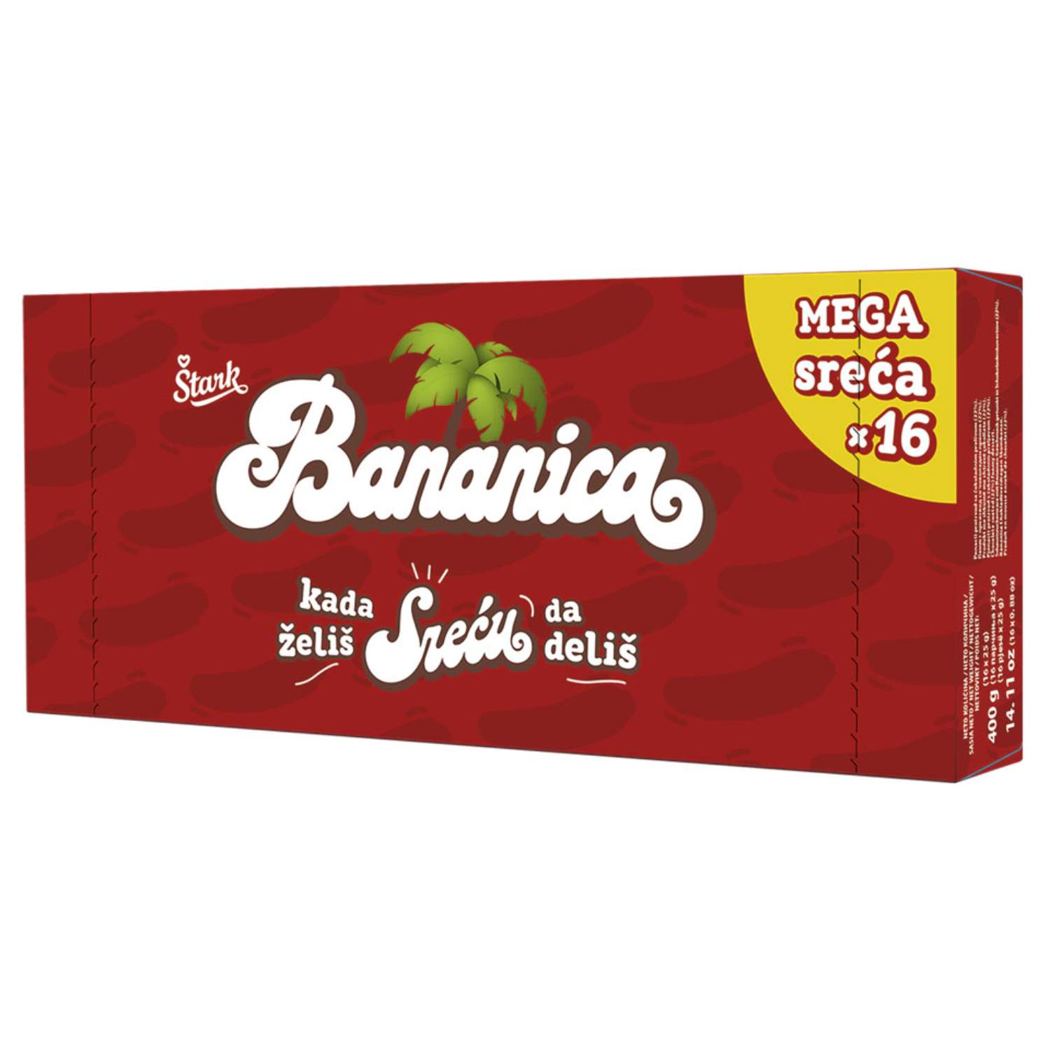 Čokoladne bananice 400g
