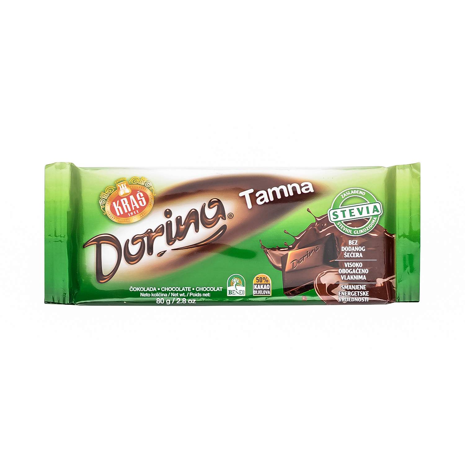 Dorina mlečna čoko bez šećera 80g