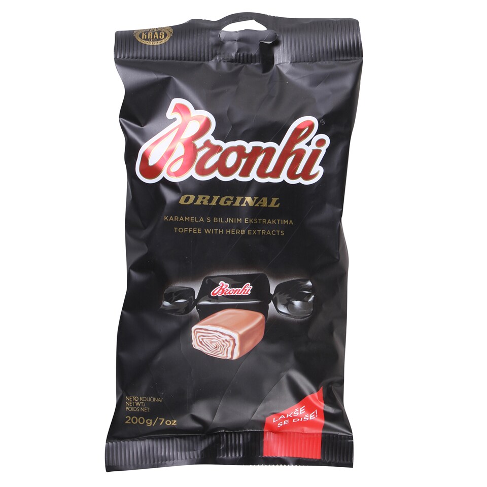 Kraš bronhi karamela 200g