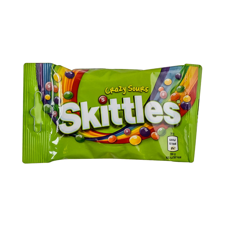 Skittles sours chewy candy 95g
