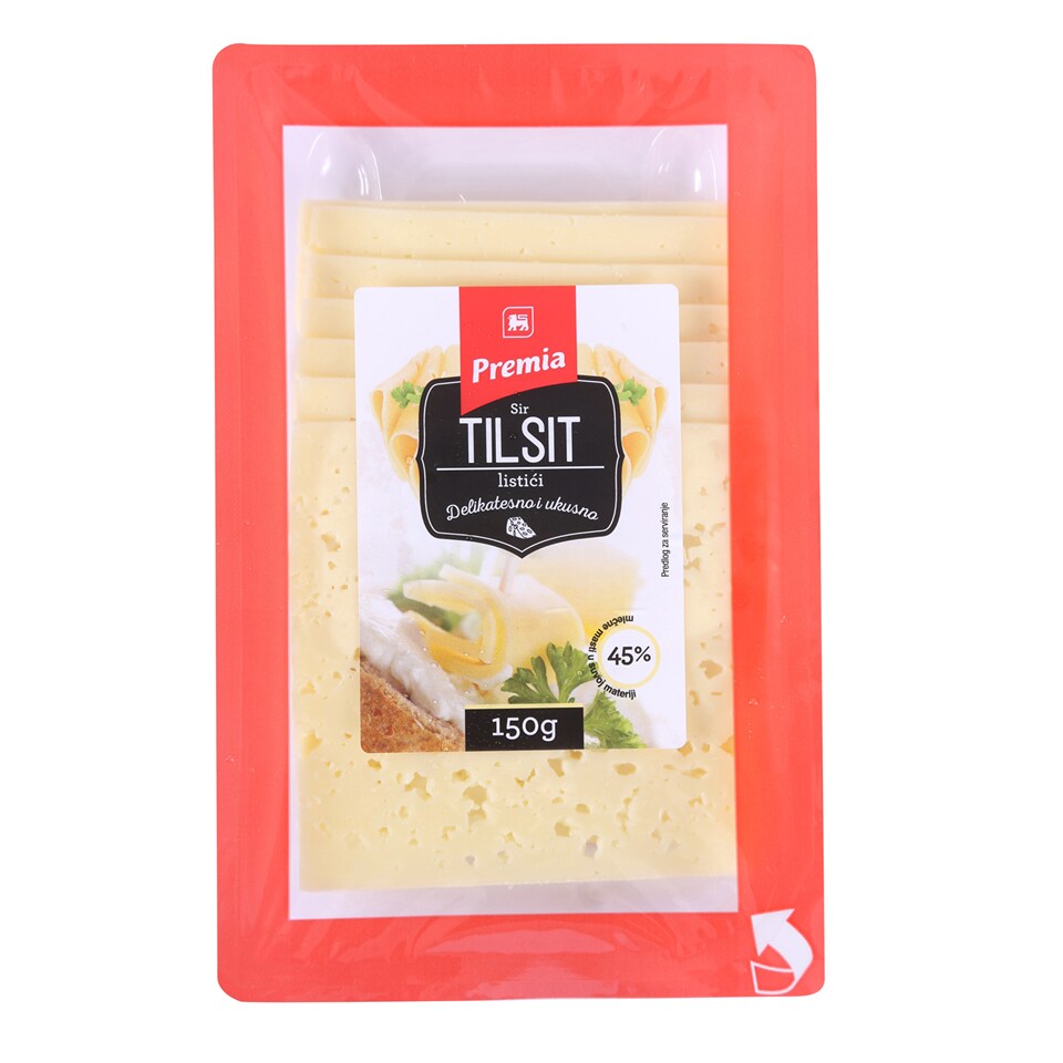 Tilsiter sir 45% u listićima 150g