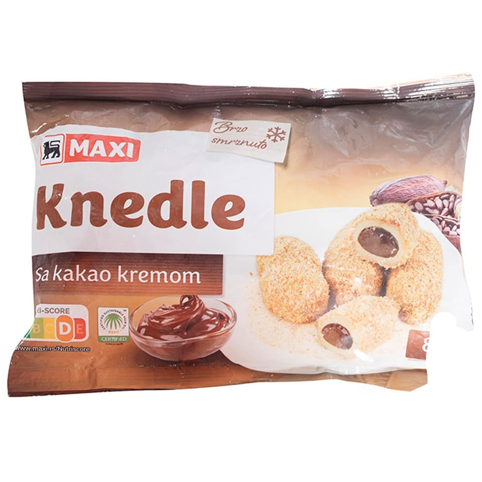 Knedle sa kakao kremom 800g