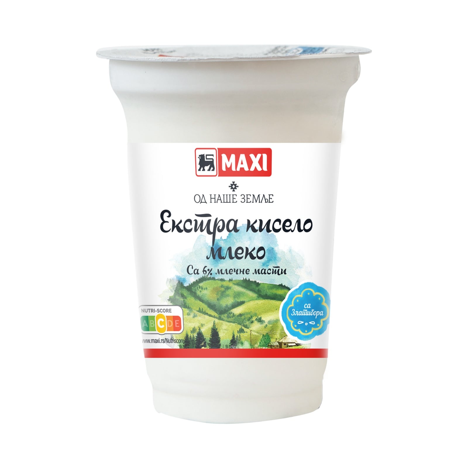 Kiselo mleko 6% 180g