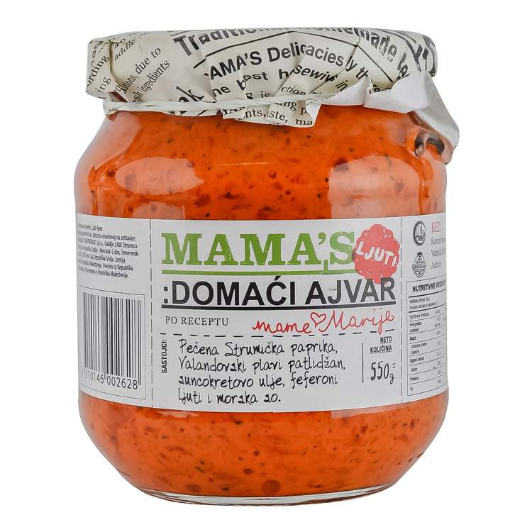 Domaći ajvar ljuti 550g