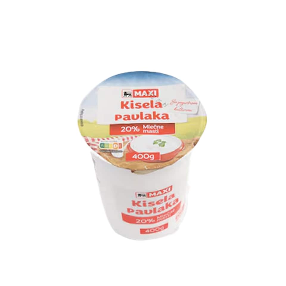 Kisela pavlaka 20% 400g