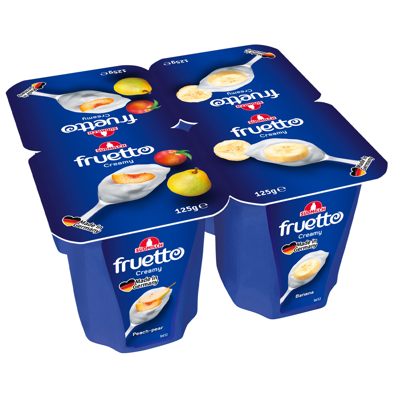 Fruetto vocni jogurt breskva kruška banana 125g