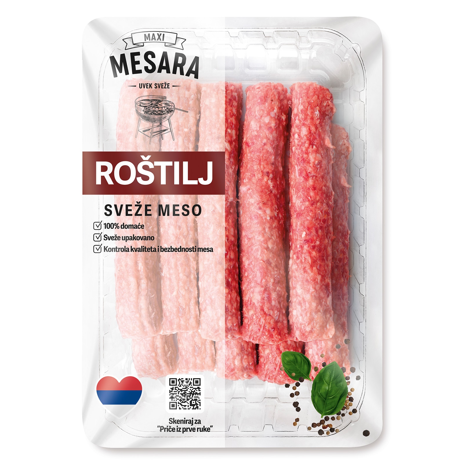 Ćevapčići od svinjskog mesa 1kg