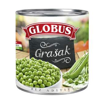 Globus grašak u konzervi 800g