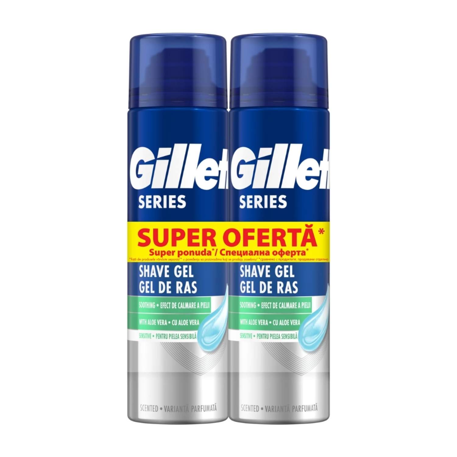 Gillete moistur shave gel 200ml