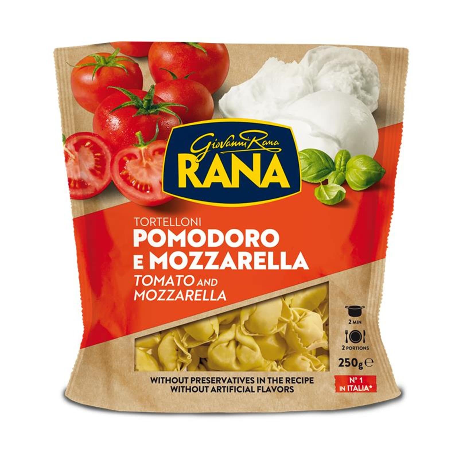 Rana ravioli paradajz i mozzarela 250g