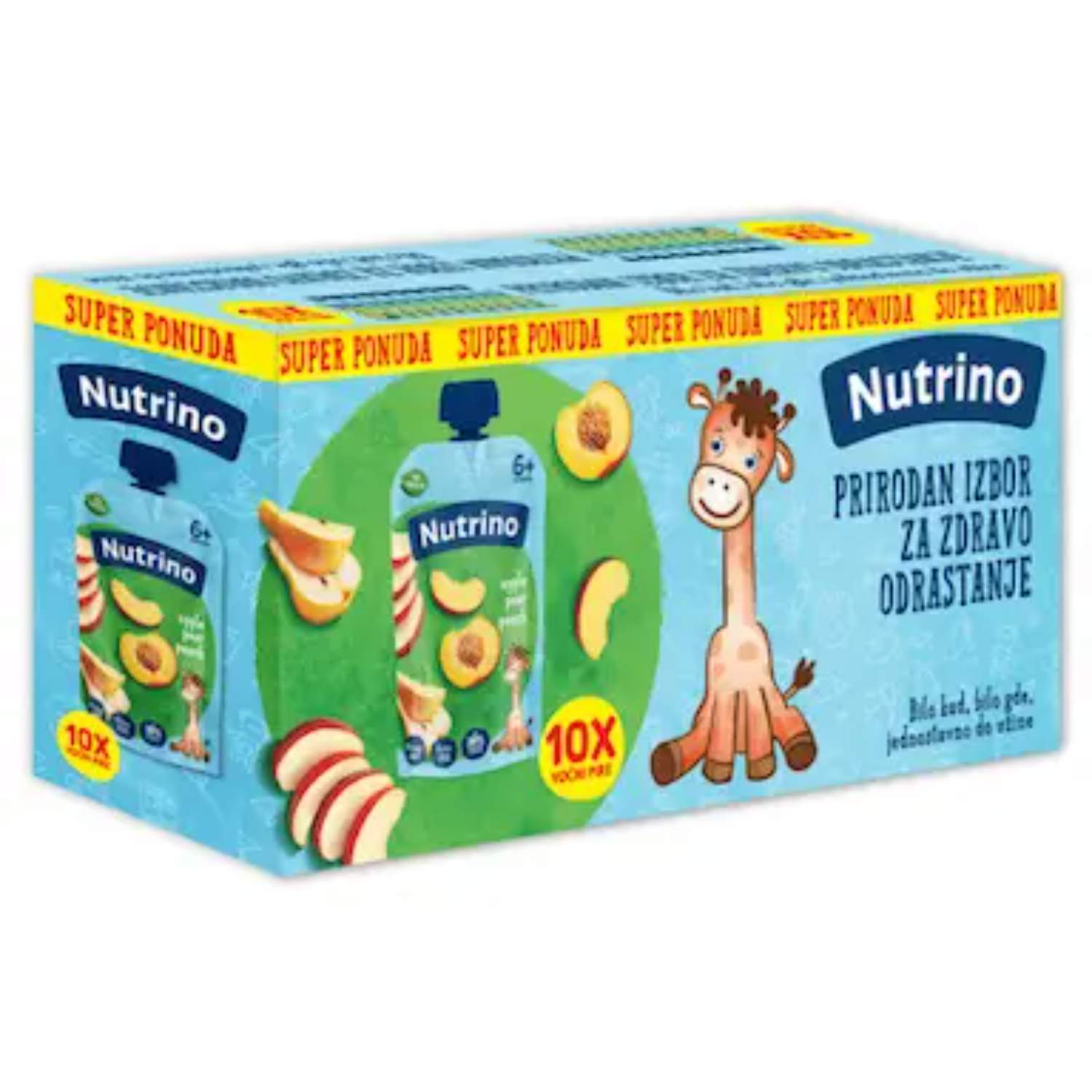 Gerber pouch jabuka breskva 80g