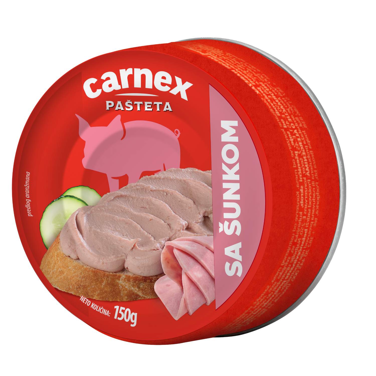 Carnex pašteta sa šunkom 150g