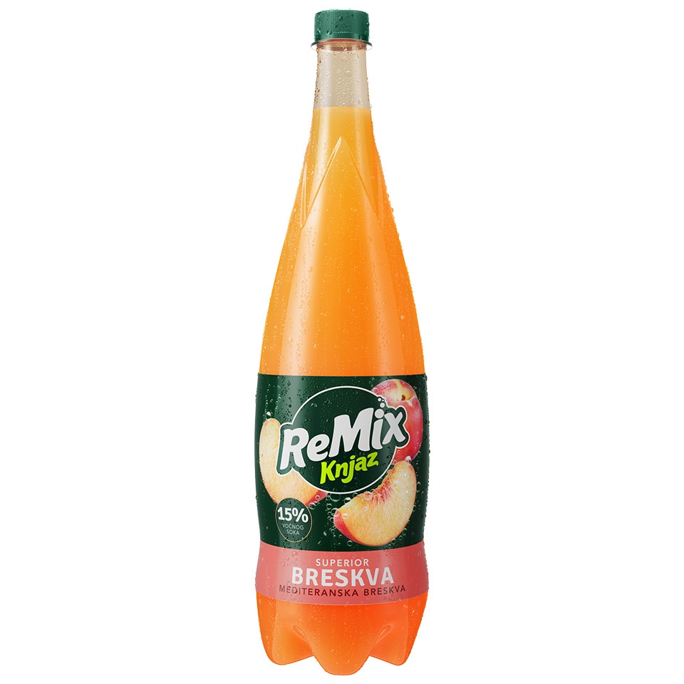 Knjaz milos remix breskva 330ml