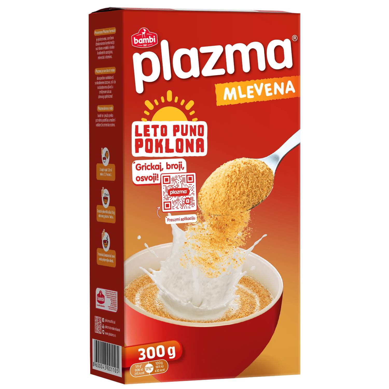 Plazma Mlevena 300g Bambi