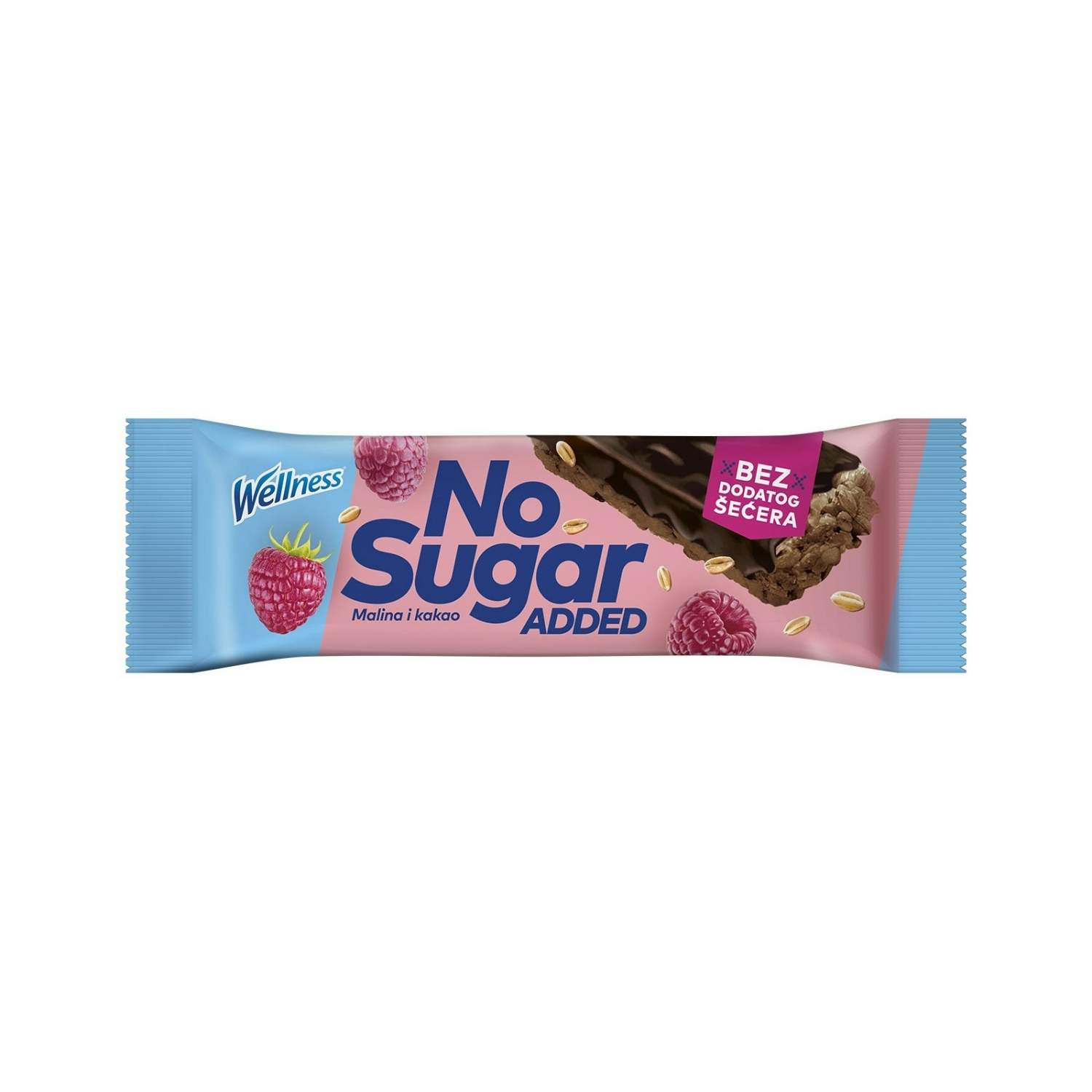 Wellness no sugar added malina i kakao 23g