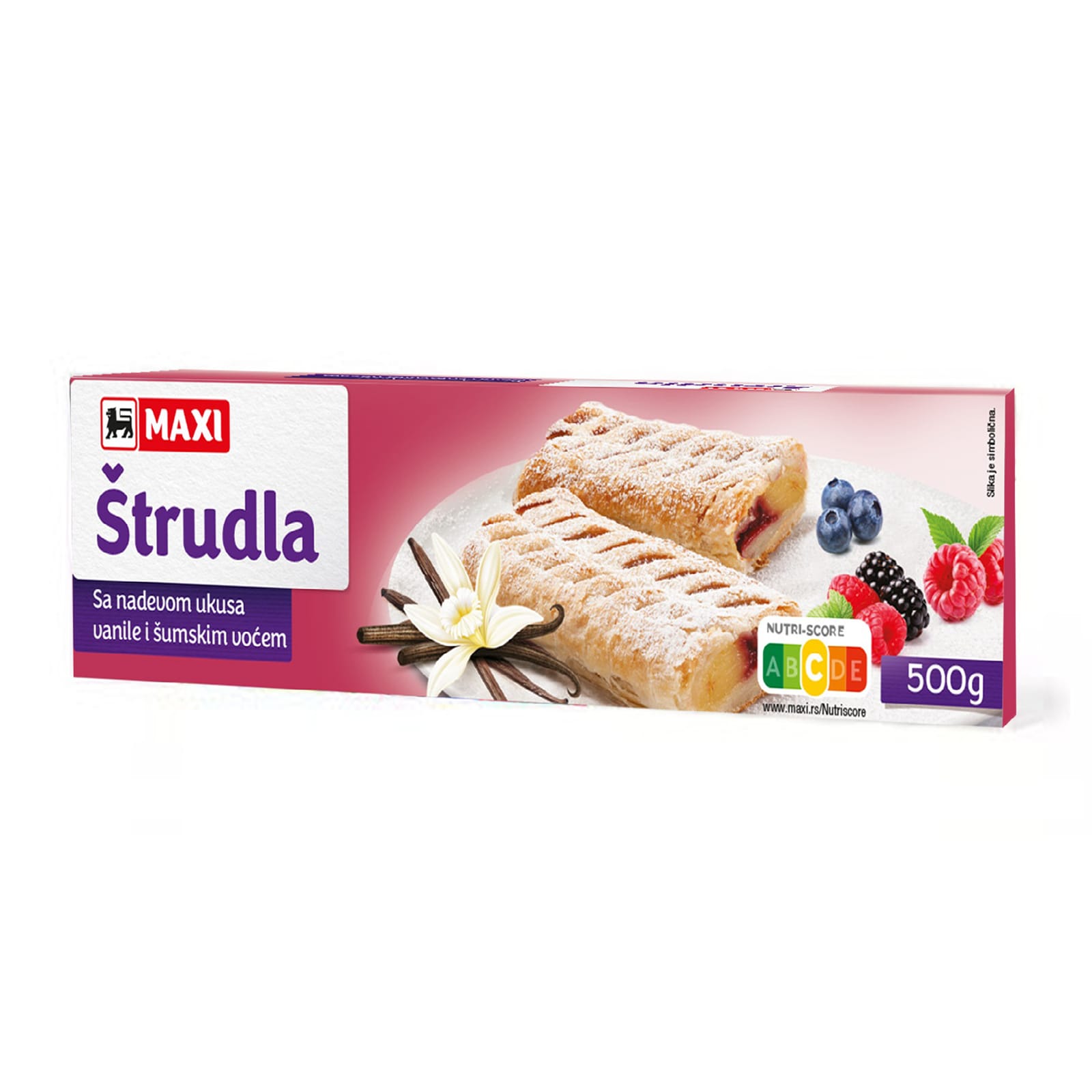Štrudla šumsko voće i vanila 500g