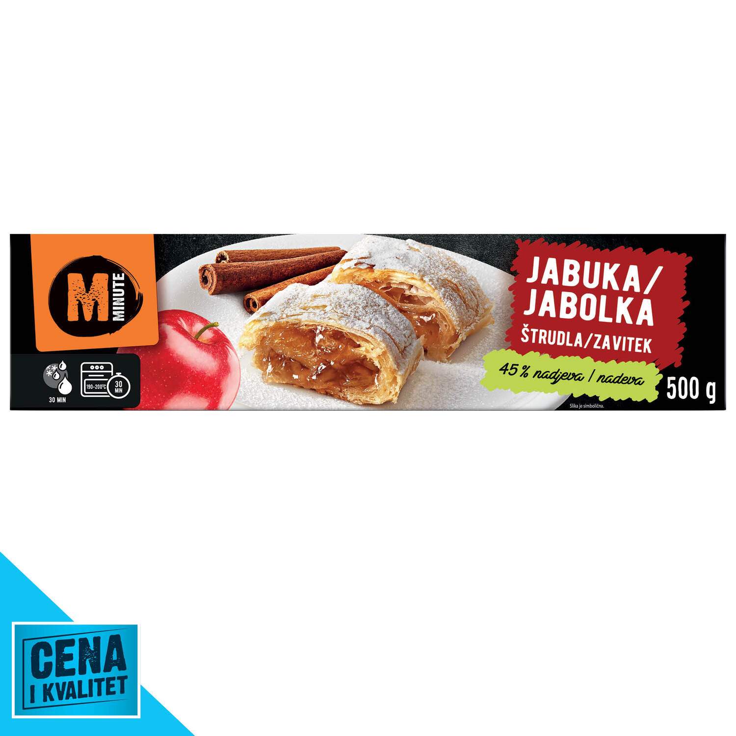 Štrudla jabuka 500g