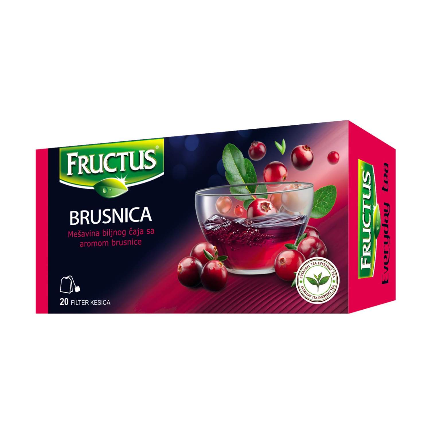 Fructus čaj brusnica 40g