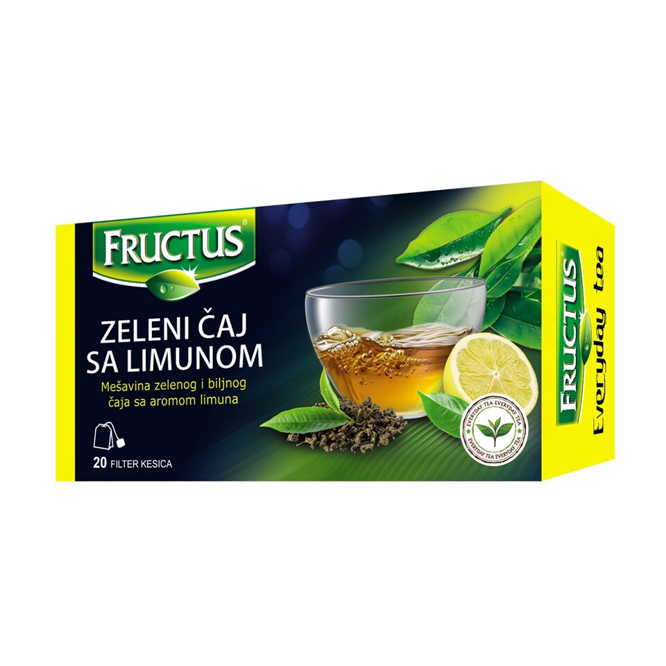 Fructus čaj zeleni sa limunom 30g