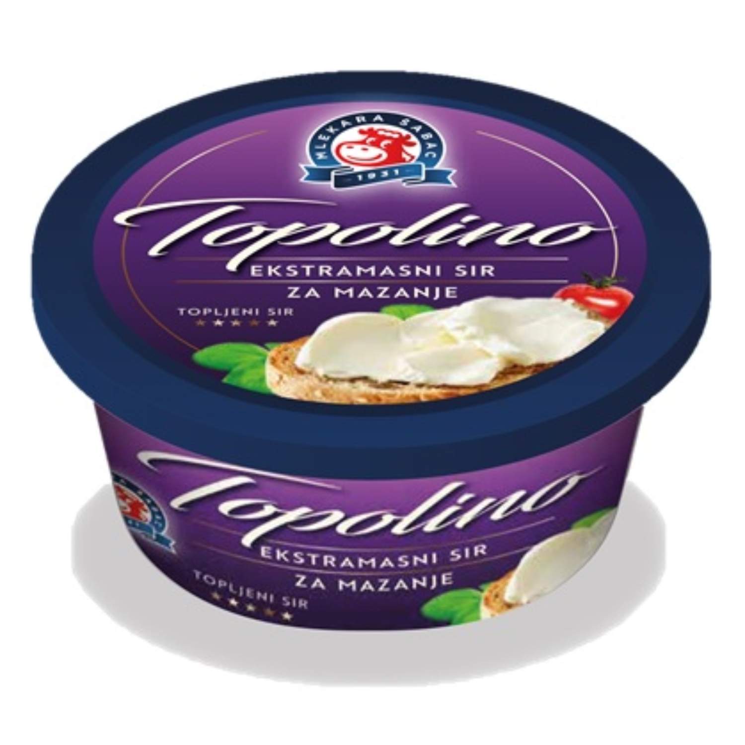 Topolino topljeni sir za mazanje 37% 150g