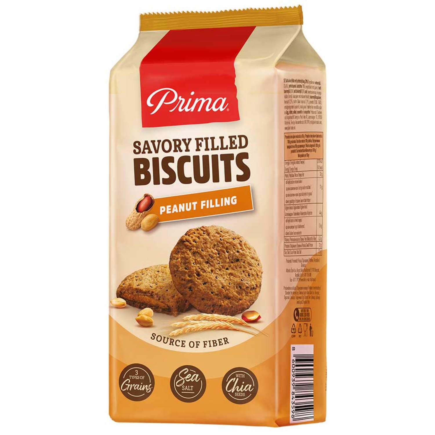Prima punjeni keks peanut 135g