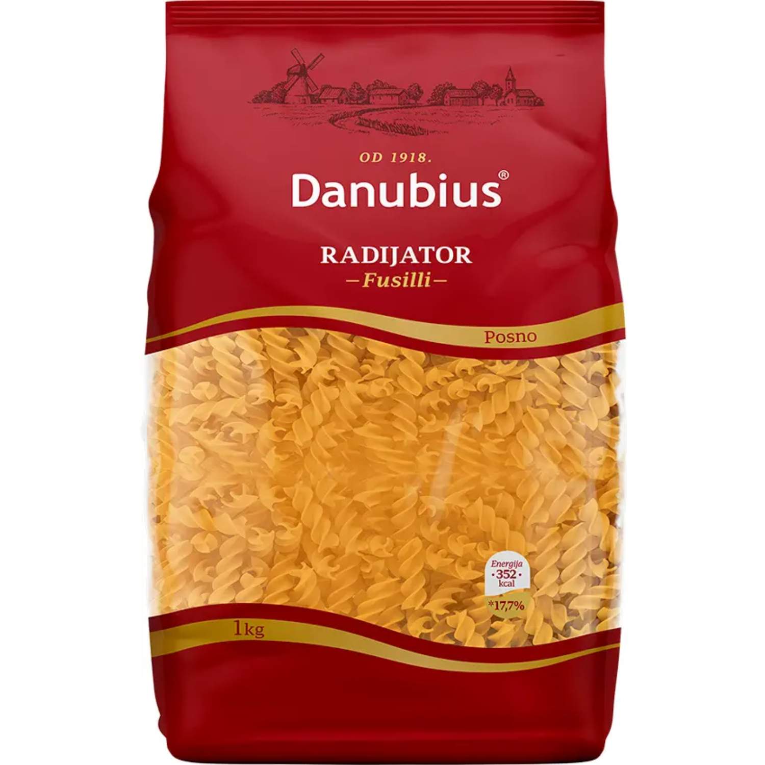 Danubius testenina penne rigate 1kg