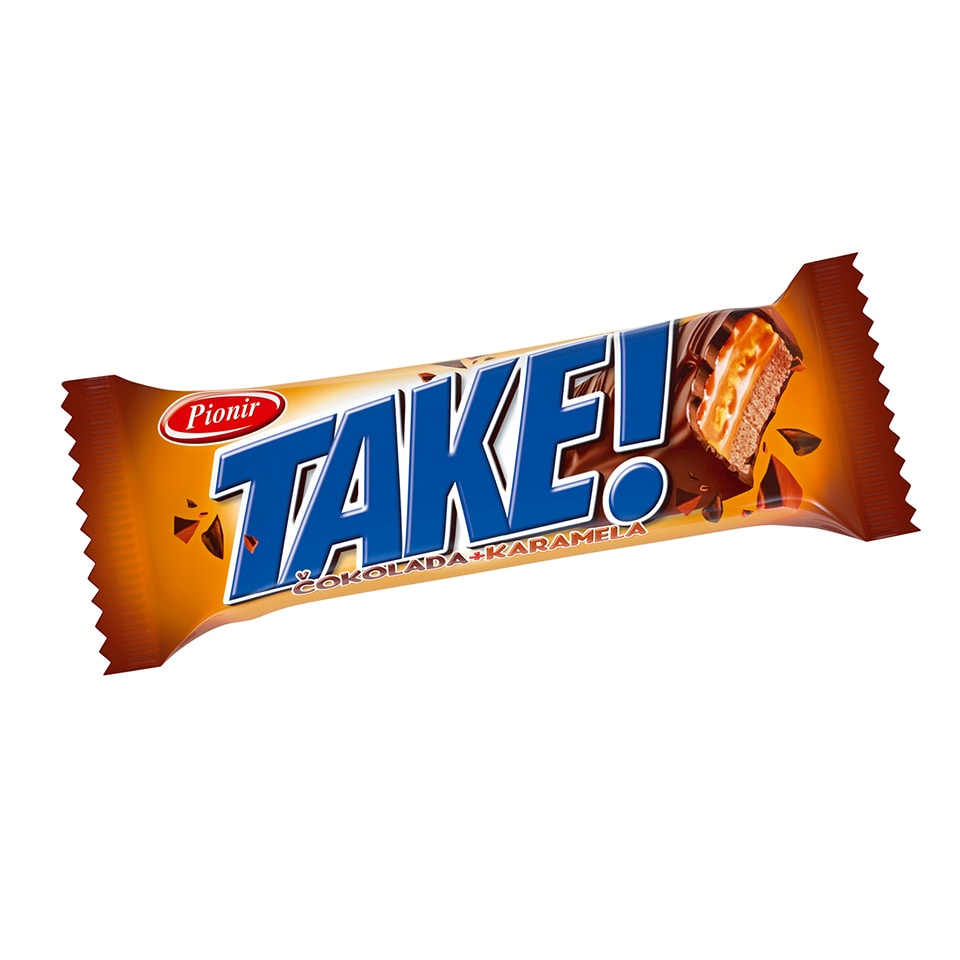 Take Kikiriki+Karamela 43g Pionir