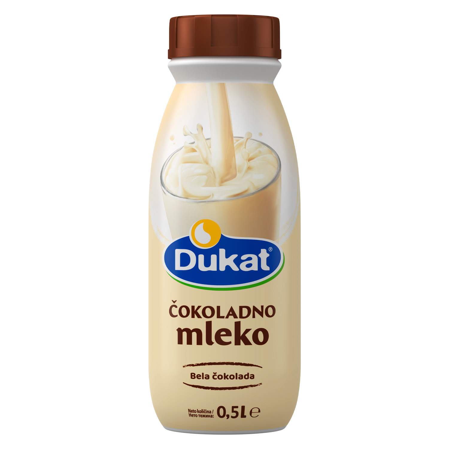 Dukat bela čokolada mleko 500ml