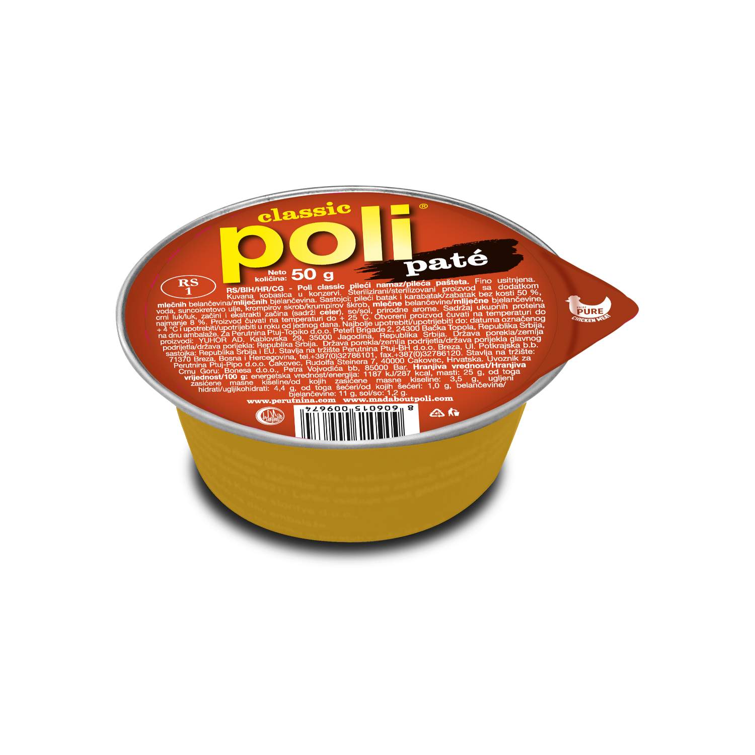 Pileći namaz poli classik 50g