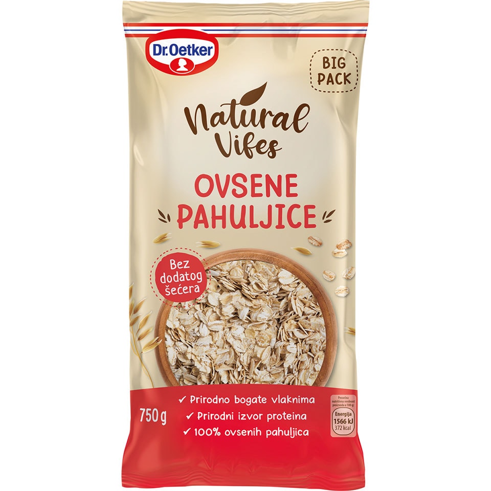 Dr oetker ovsene pahuljice 750g