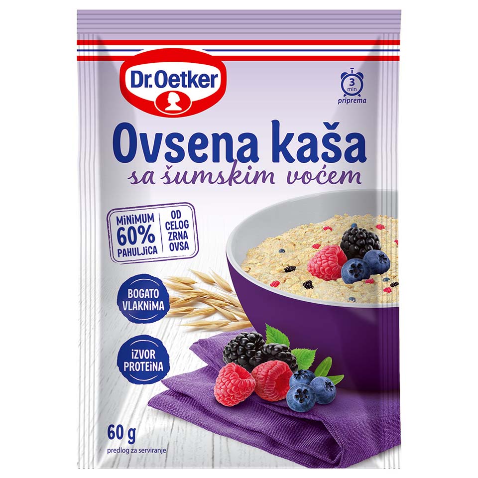 Dr.oetker ovsena kaša š.voće 60g