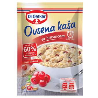 Dr.oetker ovsena kaša malina 60g