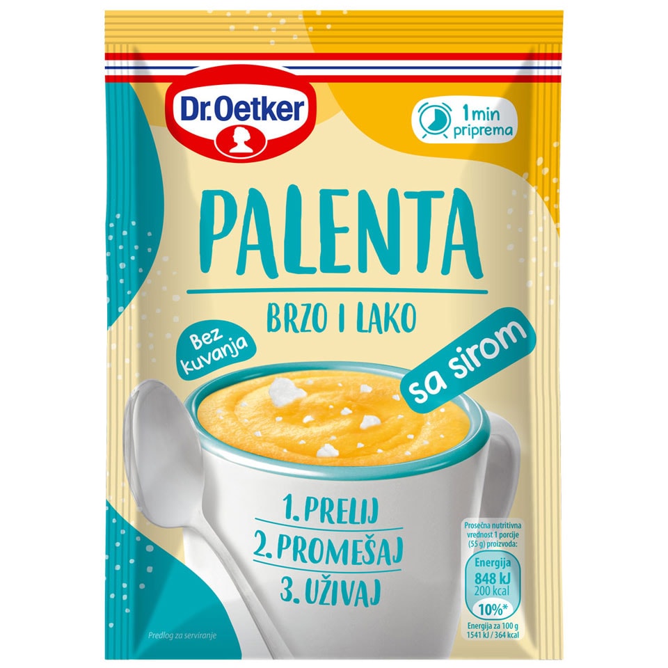 Dr.oetker instant palenta sir 55g