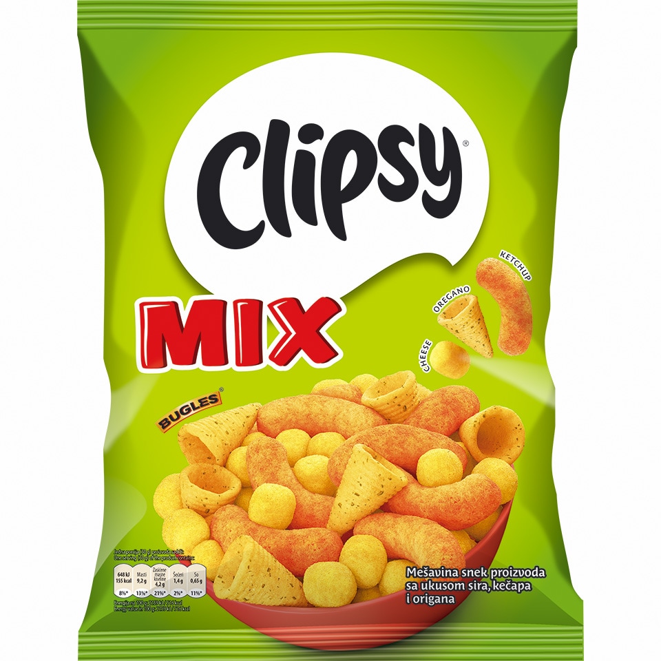Clipsy mix bugles 70 gr