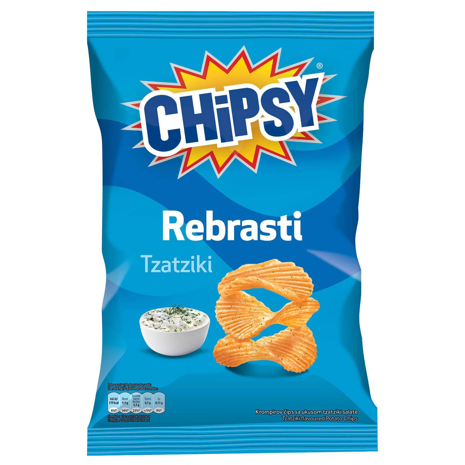 Chipsy tzatziki x cut 140g