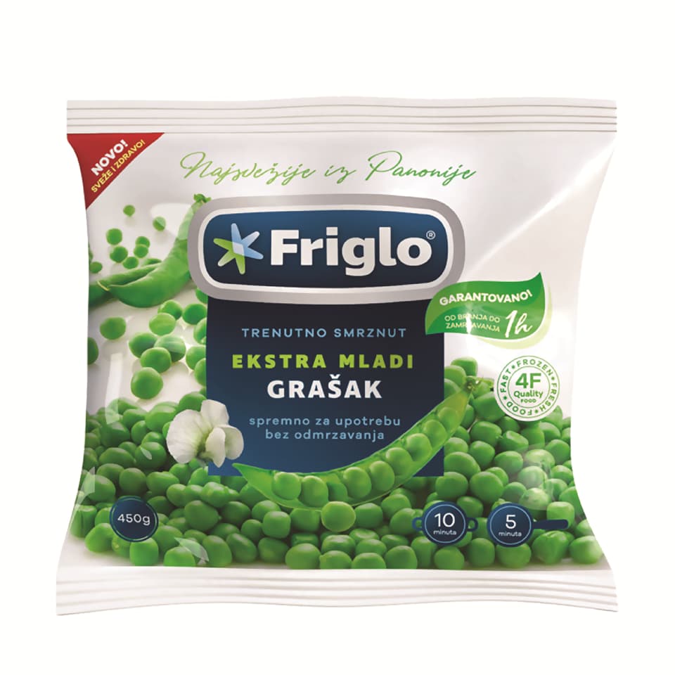 Friglo ekstra mladi grašak 450g