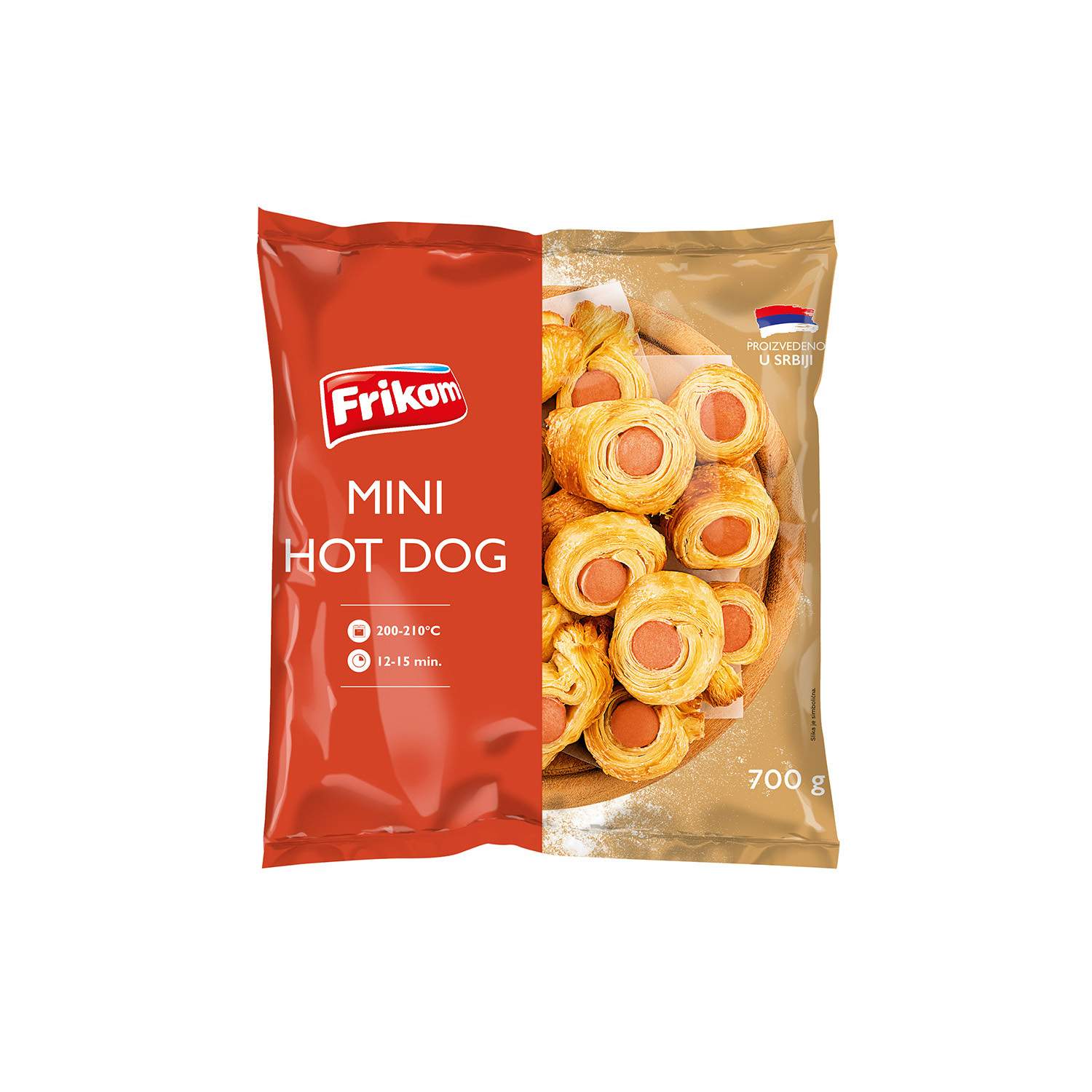 Frikom mini hot dog 700g
