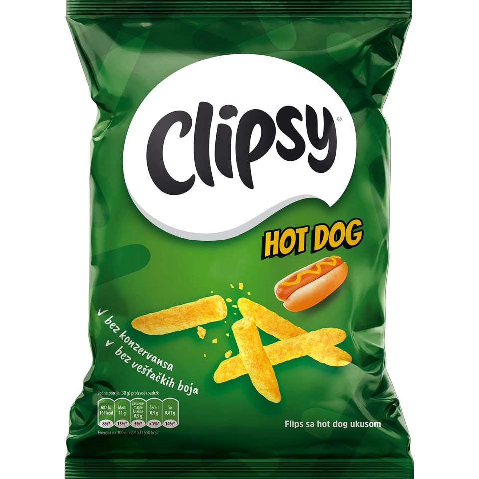 Clipsy hot dog 30g