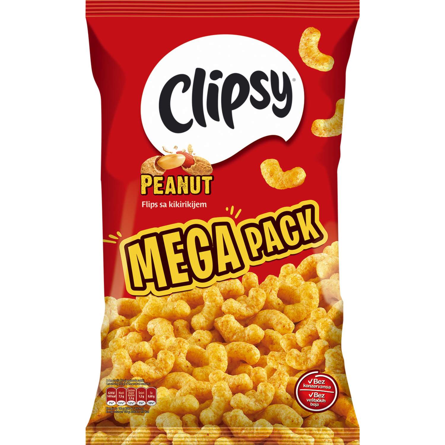 Clipsy crunchy melted cheese 70g