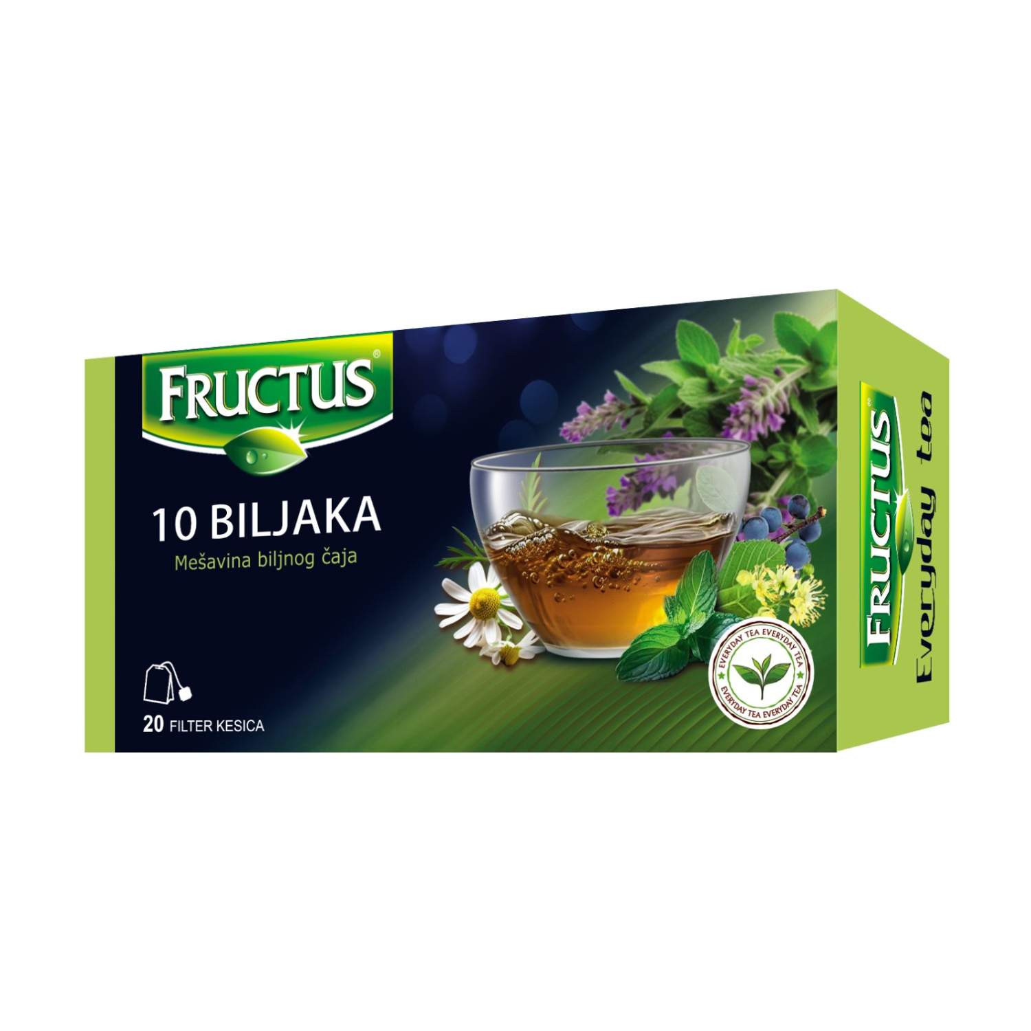 Fructus čaj 10 biljaka 30g