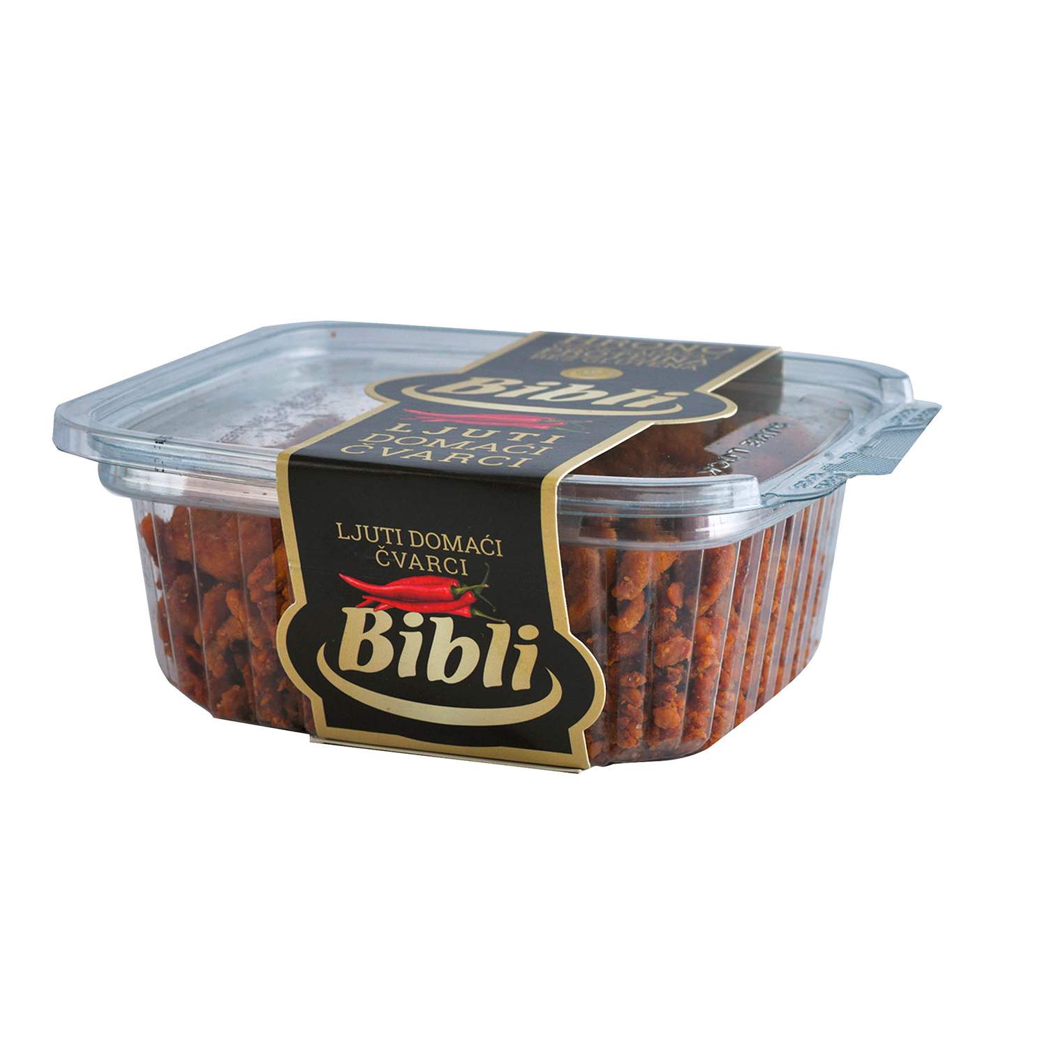 Bibli ljuti domaći čvarci 200g