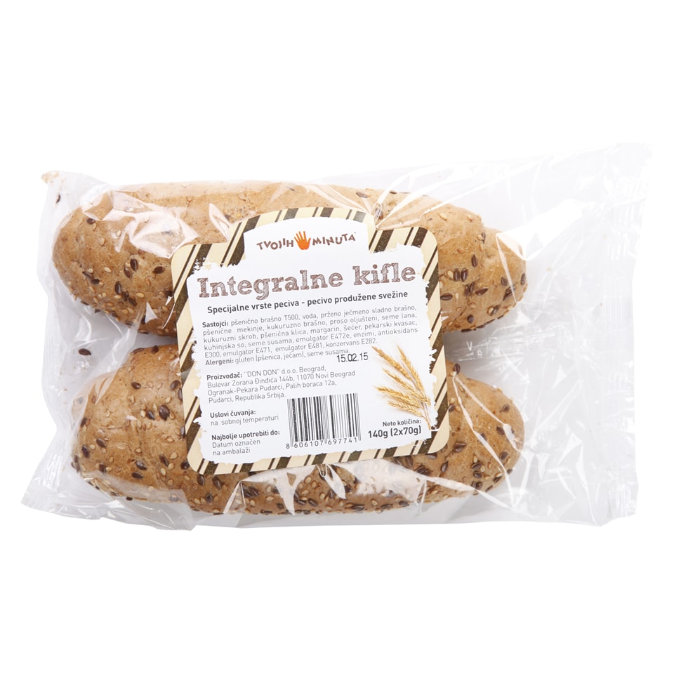 Don don kifla sa lanom i susamom 2 x 70g