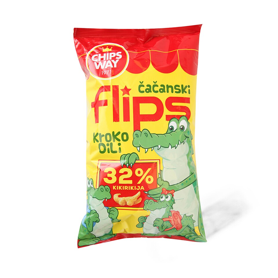 Chips way flips kroko sa kikirikijem 40g