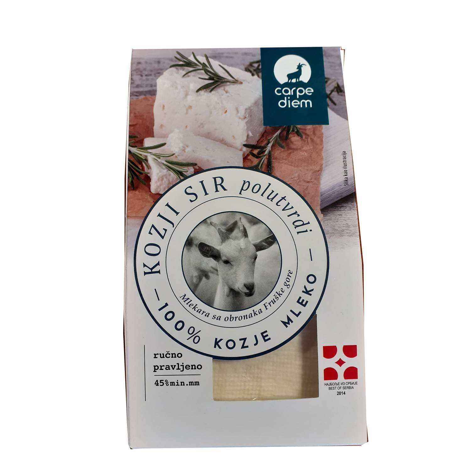 Carpe diem kozji sir polutvrdi 200gr