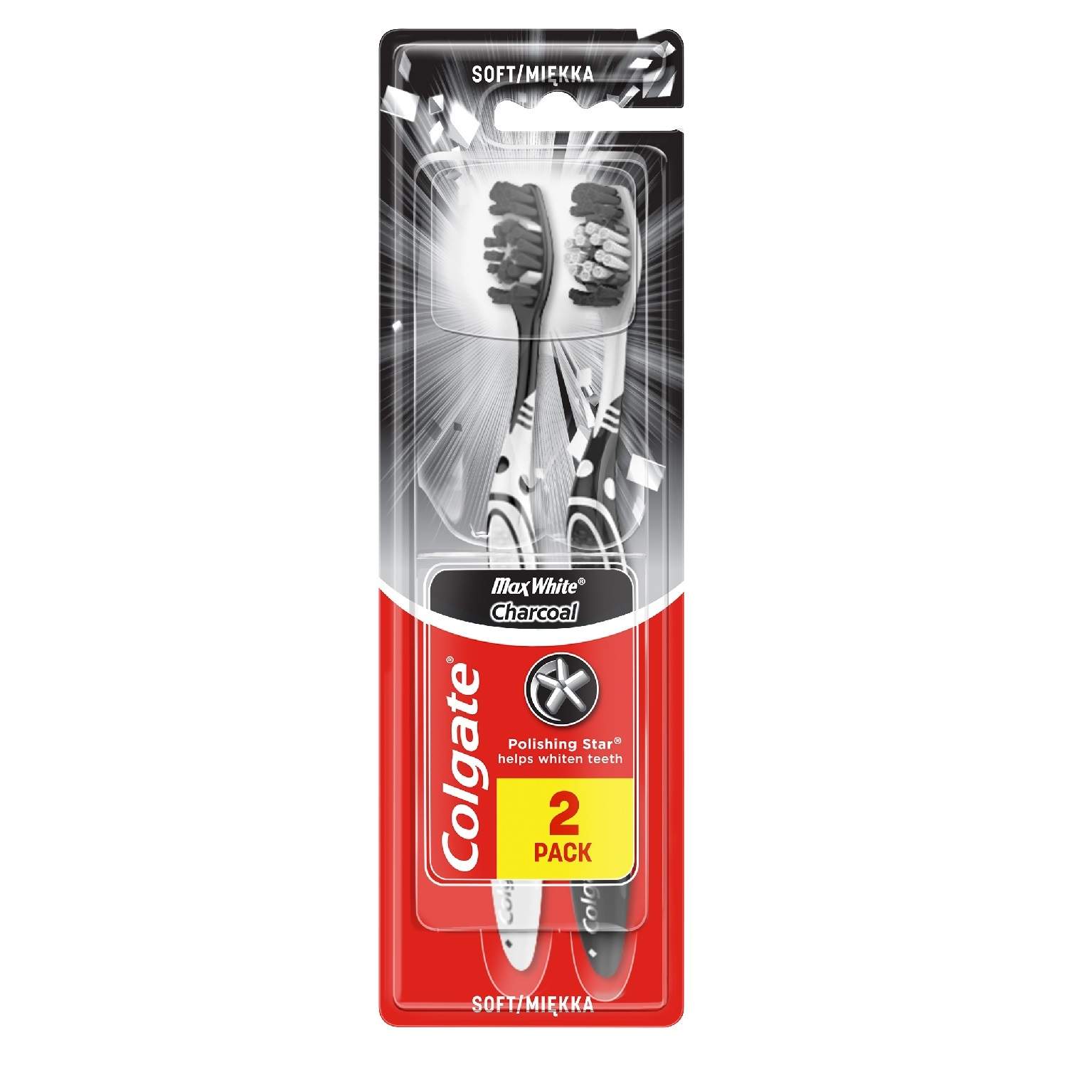 Colgate cetkica high density charcoal soft 11