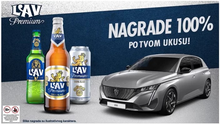 Lav nagradna igra 2024: Osvoji auto uz Lav pivo1